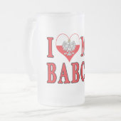 Ich höre meine Babcia Mattglas Bierglas (Vorderseite Links)