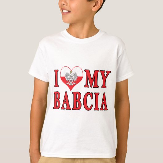 Ich höre meine Babcia T-Shirt (Vorderseite)