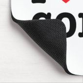 Ich höre meine Corgi Mousepad (Ecke)