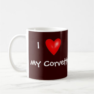 Ich höre meine Corvette Kaffeetasse