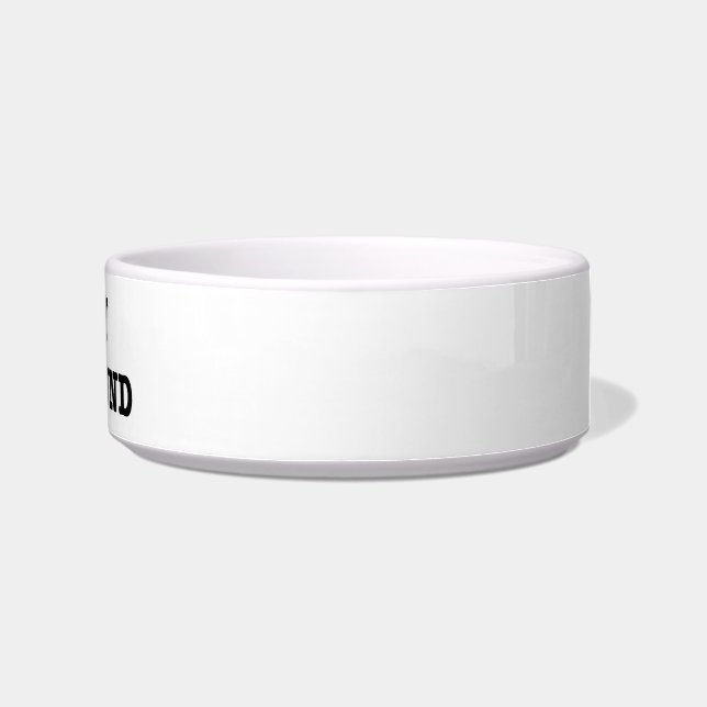 Ich höre meine Dackel Keramik Pet Bowl Napf (Rechts)