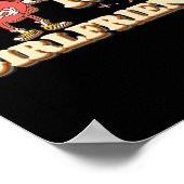 Ich höre meine Freundin Liebe Valentine Groovy Cou Poster (Ecke)