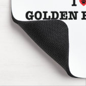 Ich höre meine Golden Retriever Mousepad (Ecke)