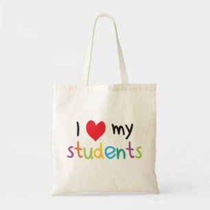 Ich höre meine Schüler Lehrerin Liebe Tragetasche