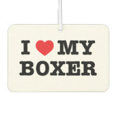 Ich höre meinen Boxer Air Freshener Autolufterfrischer (Vorderseite)