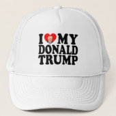 Ich höre meinen Donald Trump 47. Präsident Truckerkappe (Vorderseite)