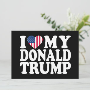 Ich höre meinen Donald Trump für Präsident 2024 Einladung