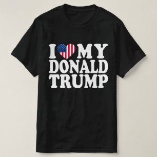 Ich höre meinen Donald Trump für Präsident 2024 T-Shirt