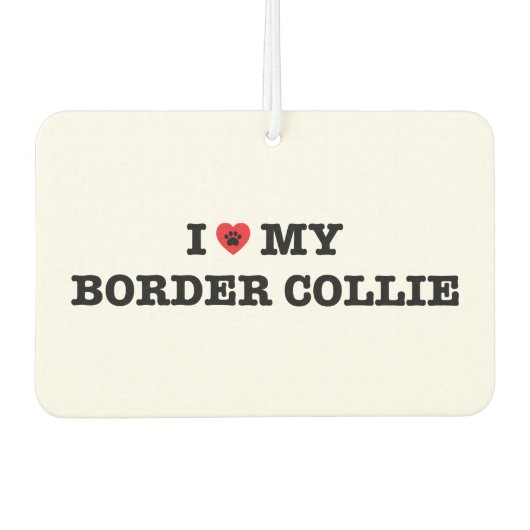 Ich höre meinen Freshener für Collie Car Air Autolufterfrischer (Vorderseite)