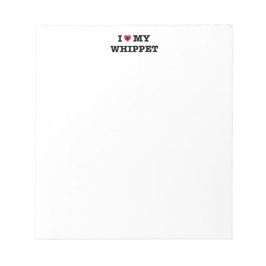 Ich höre meinen HandschuhNotepad. Notizblock (Vorderseite)