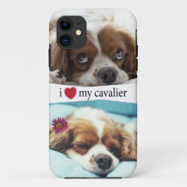 Ich höre meinen Kavalier König Charles Spaniel Case-Mate iPhone Hülle