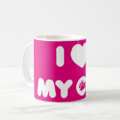 Ich höre meinen Mund Kaffeetasse (Vorderseite Links)