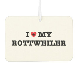 Ich höre meinen Rottweiler Car Air Freshener Autolufterfrischer