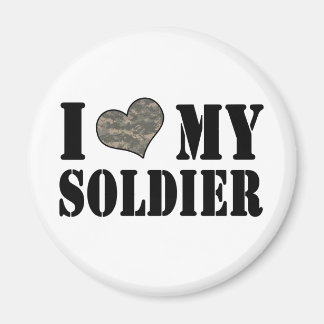Ich höre meinen Soldaten Magnet
