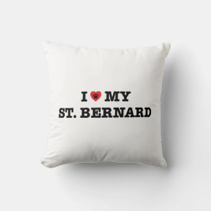 Ich höre meinen St. Bernard Kissen