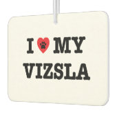 Ich höre meinen Vizsla Car Air Freshener Autolufterfrischer (Links)