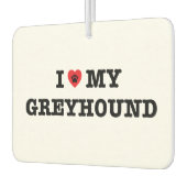 Ich höre meinen Windhund Air Freshener Autolufterfrischer (Links)