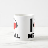 Ich höre Metal Funny Mug Kaffeetasse (Mittel)