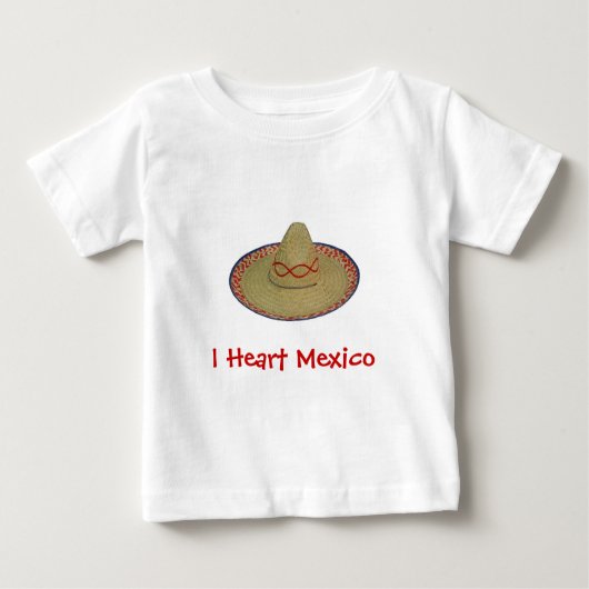 Ich höre Mexiko Baby T-shirt (Vorderseite)