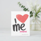 Ich höre mich pink. postkarte (Stehend Vorderseite)