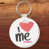 Ich höre mich pink. schlüsselanhänger (Vorderseite)