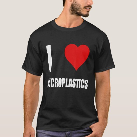 Ich höre Mikroplastik T-Shirt (Vorderseite)