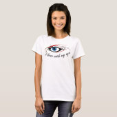 "Ich höre mit meine Augen" Damen Spaghettis, #3 zu T-Shirt (Vorne ganz)