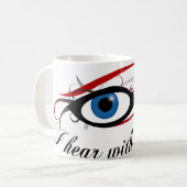 Ich höre mit meiner Augen Tasse (Vorderseite Links)