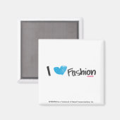 Ich höre Mode-Gelb Magnet (Vorderseite/Rückseite)