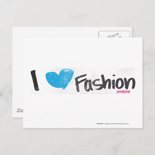 Ich höre Mode-Gelb Postkarte (Vorne/Hinten)