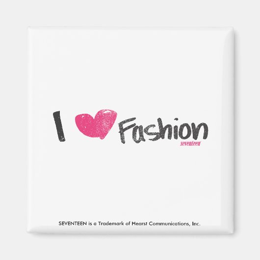 Ich höre Mode Magenta Magnet (Vorne)