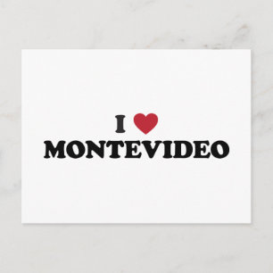 Ich höre Montevideo Uruguay Postkarte