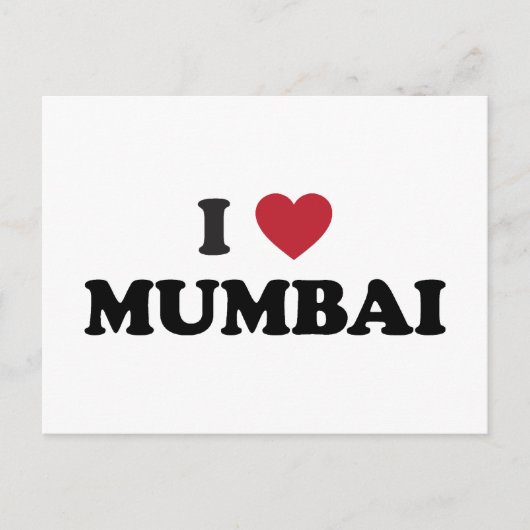 Ich höre Mumbai Indien Postkarte (Vorderseite)