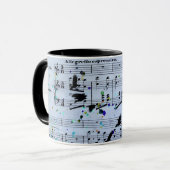 Ich höre Musik Tasse (Vorderseite Links)