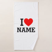 Ich höre Name Badehandtuch (Badehandtuch)