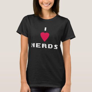 Ich höre Nerds (dunkle Shirts) T-Shirt