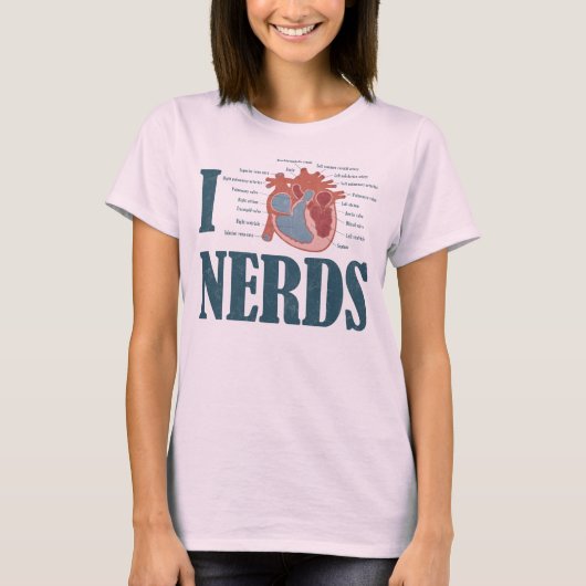 Ich höre NERDS T-Shirt (Vorderseite)