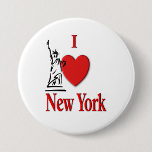 Ich höre New York Button