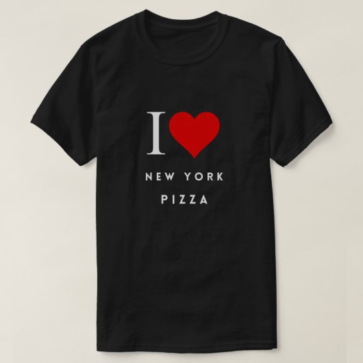 Ich höre New York Pizza blk Mens T-Shirt (Design vorne)