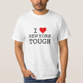 Ich höre New York Tough T-Shirt (Vorderseite)