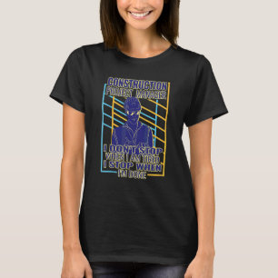 Ich höre nicht auf retro Männer Bau Projekt Mana T-Shirt