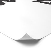 Ich höre nicht auf, wenn ich müde bin, ich höre au poster (Ecke)