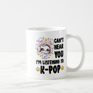 Ich höre nicht, dass ich K-p höre Kaffeetasse