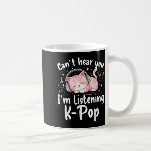 Ich höre nicht, dass ich K-p Niedliche Nk Cat Musi Kaffeetasse