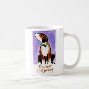 Ich höre nicht (Hündchen) Kaffeetasse