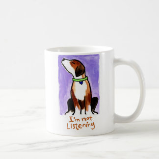 Ich höre nicht (Hündchen) Kaffeetasse
