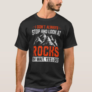 Ich höre nicht immer auf und schaue mir Rocks Retr T-Shirt
