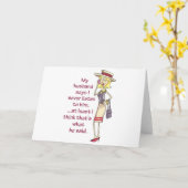 Ich höre nie zu karte (Gelbe Blume)