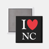 Ich höre North Carolina Magnet (Vorderseite/Rückseite)
