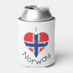 Ich höre Norwegische Flagge Dosenkühler